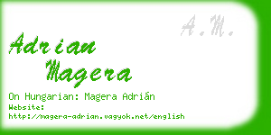 adrian magera business card